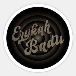 Erykah Badu - Vintage Aesthentic Sticker